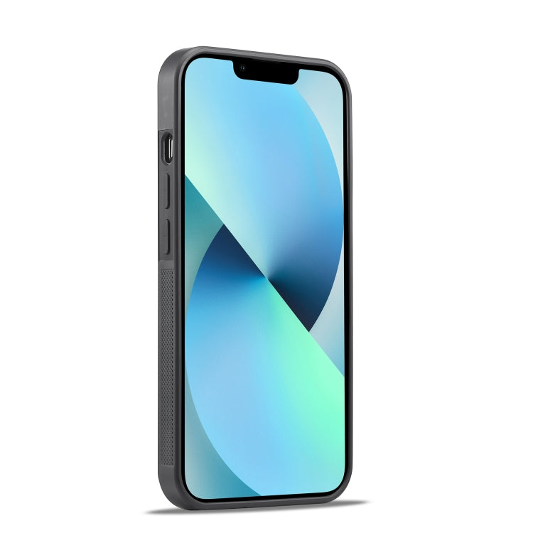 For iPhone 13 mini LC.IMEEKE 3 in 1 Carbon Fiber Texture Shockproof Phone Case(Black) - HoMEdemic™ 