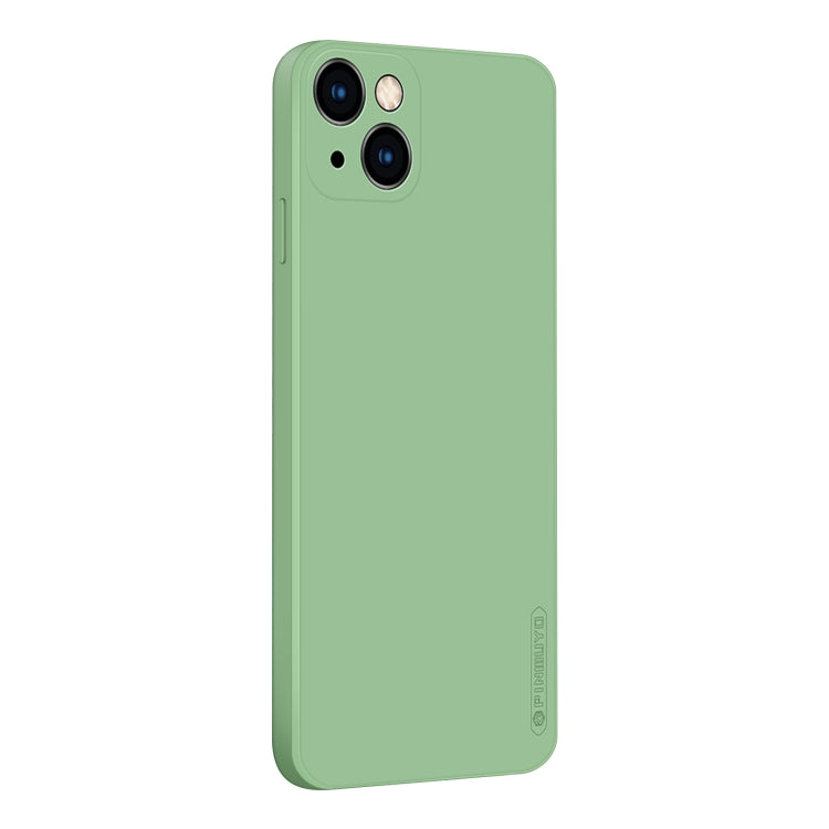 For iPhone 13 mini PINWUYO Touching Series Liquid Silicone TPU Shockproof Case (Green) - HoMEdemic™ 