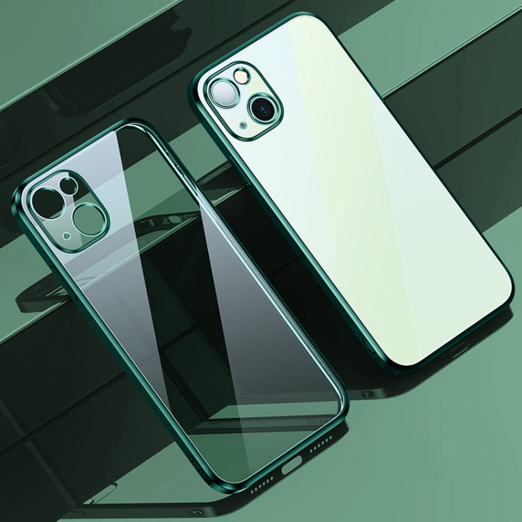 For iPhone 13 mini SULADA Elastic Silicone Edge Frame + TPU All-inclusive Anti-fall Case (Green) - HoMEdemic™ 