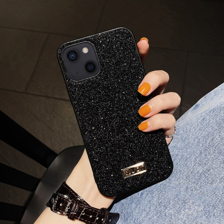 For iPhone 13 mini SULADA Shockproof TPU + Handmade Leather Case (Black) - HoMEdemic™ 