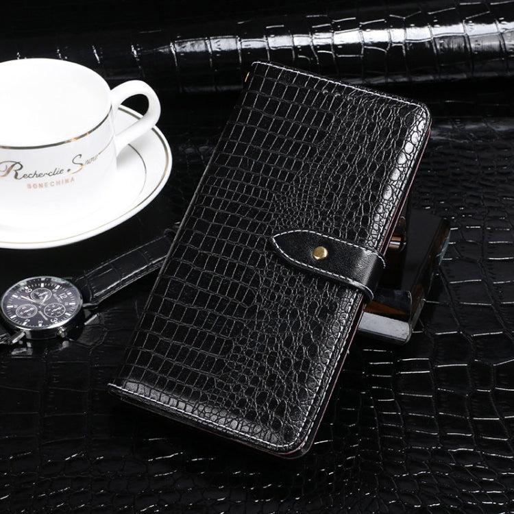 For iPhone 13 mini idewei Crocodile Texture Horizontal Flip Leather Case with Holder & Card Slots & Wallet (Black) - HoMEdemic™ 