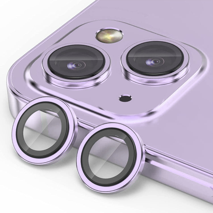 For iPhone 14 / 14 Plus ENKAY AR Anti-reflection Camera Lens Glass Full Film(Ligtht Purple) - HoMEdemic™ 