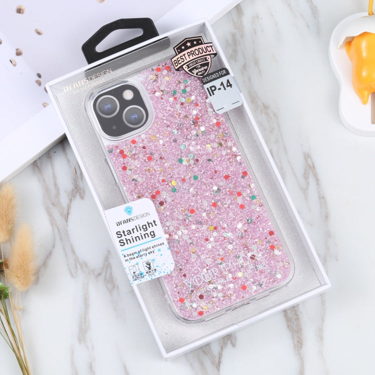 For iPhone 14 DFANS DESIGN Starlight Shining TPU+PC Phone Case(Pink) - HoMEdemic™ 