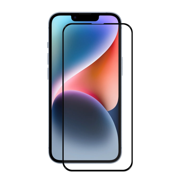 For iPhone 14 ENKAY Full Glue 0.26mm 9H 2.5D Tempered Glass Full Film - HoMEdemic™ 