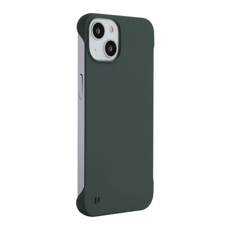 For iPhone 14 ENKAY Matte Frameless PC Phone Case(Dark Green) - HoMEdemic™ 