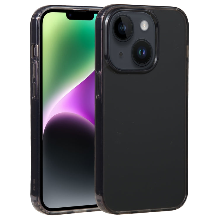 For iPhone 14 GEBEI Acrylic Phone Case(Transparent Black) - HoMEdemic™ 