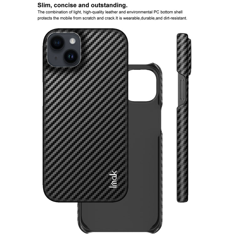 For iPhone 14 IMAK Ruiyi Series Carbon Fiber PU + PC Phone Case - HoMEdemic™ 