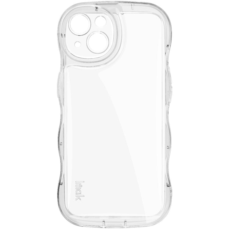 For iPhone 14 IMAK Wave Bubble Soft Shockproof Phone Case(Transparent) - HoMEdemic™ 