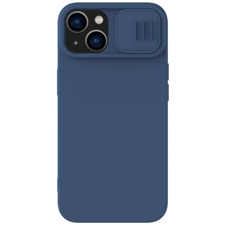 For iPhone 14 NILLKIN CamShield MagSafe Liquid Silicone Phone Case(Blue) - HoMEdemic™ 