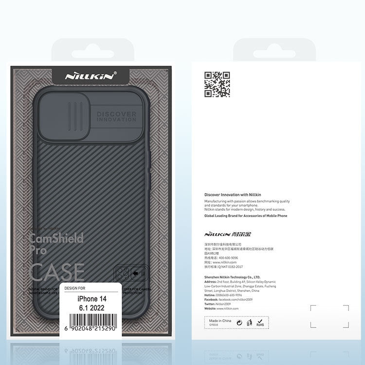 For iPhone 14 NILLKIN CamShield Pro Protective Phone Case(Black) - HoMEdemic™ 