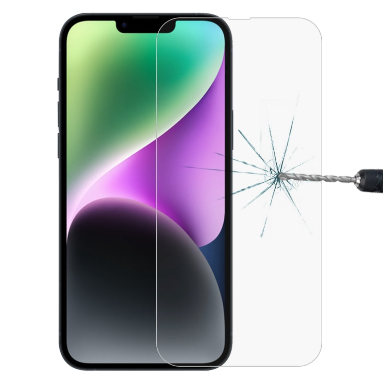 For iPhone 14 Plus 0.26mm 9H 2.5D High Aluminum Tempered Glass Film - HoMEdemic™ 
