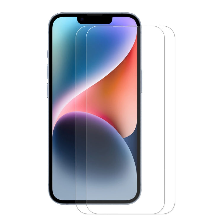 For iPhone 14 Plus / 13 Pro Max 2pcs ENKAY 0.26mm 9H 2.5D Tempered Glass Film - HoMEdemic™ 