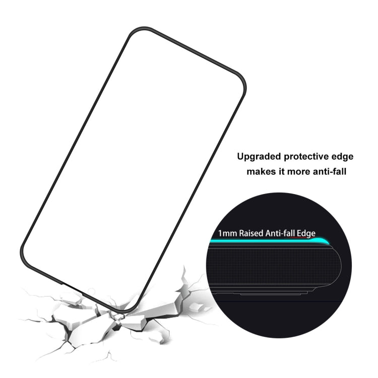 For iPhone 14 Plus 2pcs ENKAY Full Glue Tempered Glass Anti-fall Full Film - HoMEdemic™ 