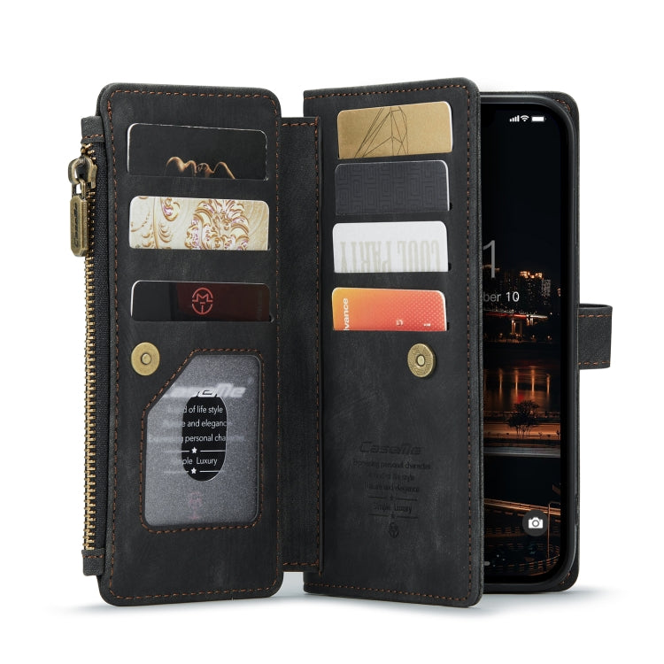 For iPhone 14 Plus CaseMe C30 Multifunctional Phone Leather Case (Black) - HoMEdemic™ 