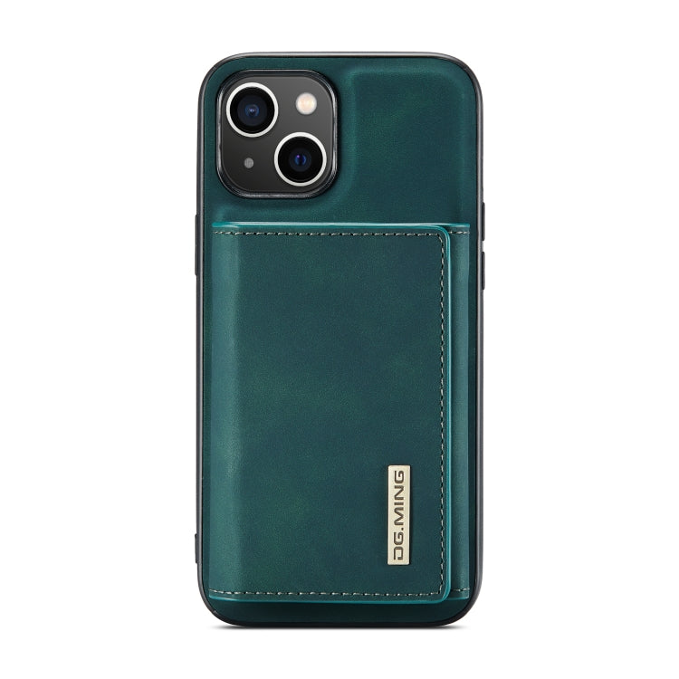 For iPhone 14 Plus DG.MING M1 Series 3-Fold Multi Card Wallet Leather Case(Green) - HoMEdemic™ 