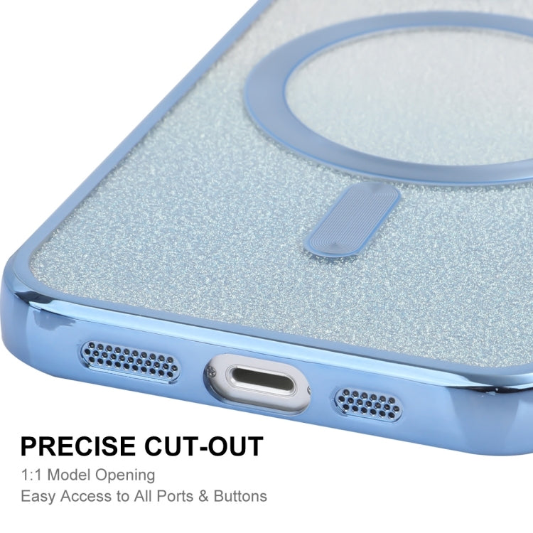 For iPhone 14 Plus ENKAY Hat-Prince Magnetic Glitter Plated Shockproof Phone Case with Lens Film(Golden) - HoMEdemic™ 