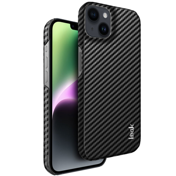 For iPhone 14 Plus IMAK Ruiyi Series Carbon Fiber PU + PC Phone Case - HoMEdemic™ 