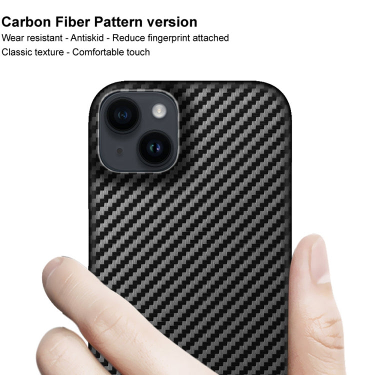 For iPhone 14 Plus IMAK Ruiyi Series Carbon Fiber PU + PC Phone Case - HoMEdemic™ 