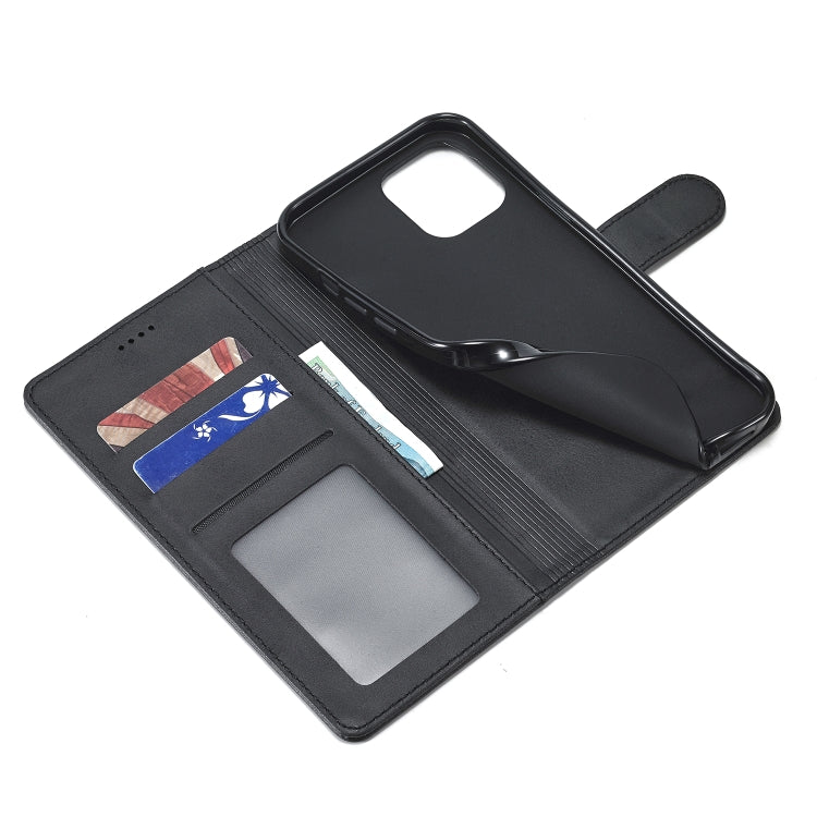 For iPhone 14 Plus LC.IMEEKE Calf Texture Horizontal Flip Leather Case (Black) - HoMEdemic™ 