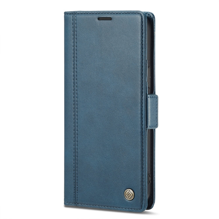 For iPhone 14 Plus LC.IMEEKE Magnetic Buckle Leather Phone Case (Blue) - HoMEdemic™ 
