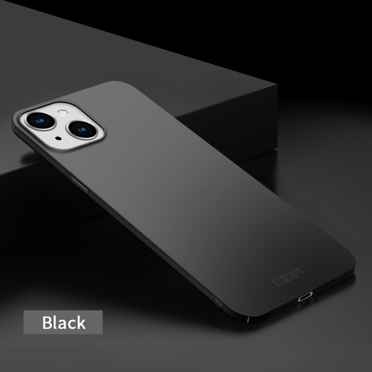 For iPhone 14 Plus MOFI Frosted PC Ultra-thin Hard Case  (Black) - HoMEdemic™ 