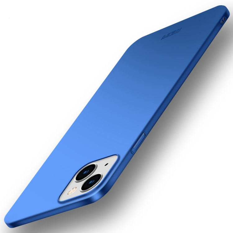 For iPhone 14 Plus MOFI Frosted PC Ultra-thin Hard Case  (Blue) - HoMEdemic™ 