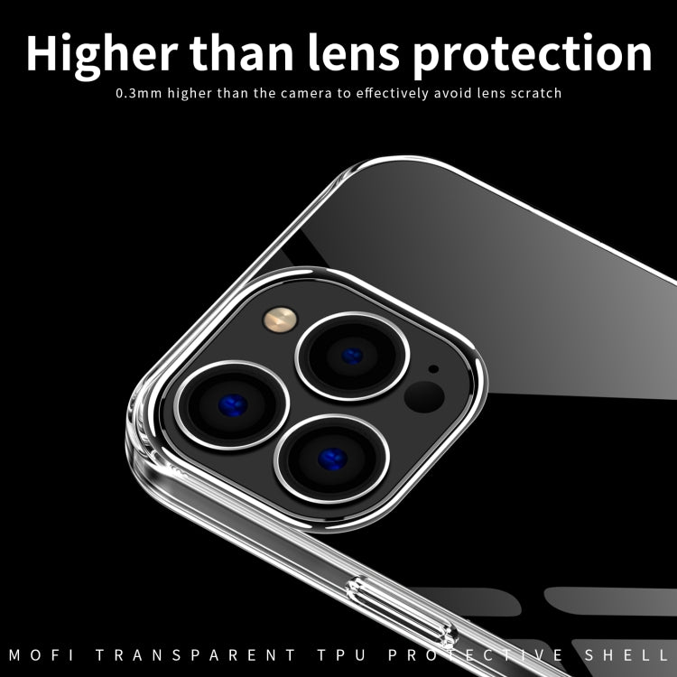 For iPhone 14 Plus MOFI Ming Series Ultra-thin TPU Phone Case (Transparent) - HoMEdemic™ 