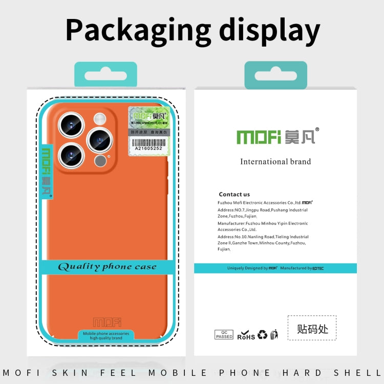 For iPhone 14 Plus MOFI Qin Series Skin Feel All-inclusive PC Phone Case(Pink) - HoMEdemic™ 