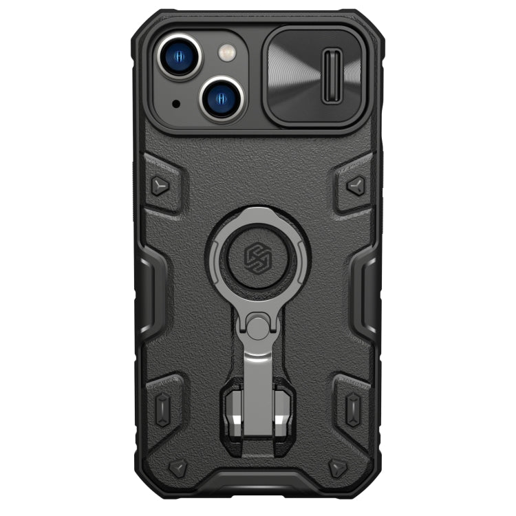 For iPhone 14 Plus  NILLKIN CamShield Armor Pro Magnetic Phone Case(Black) - HoMEdemic™ 