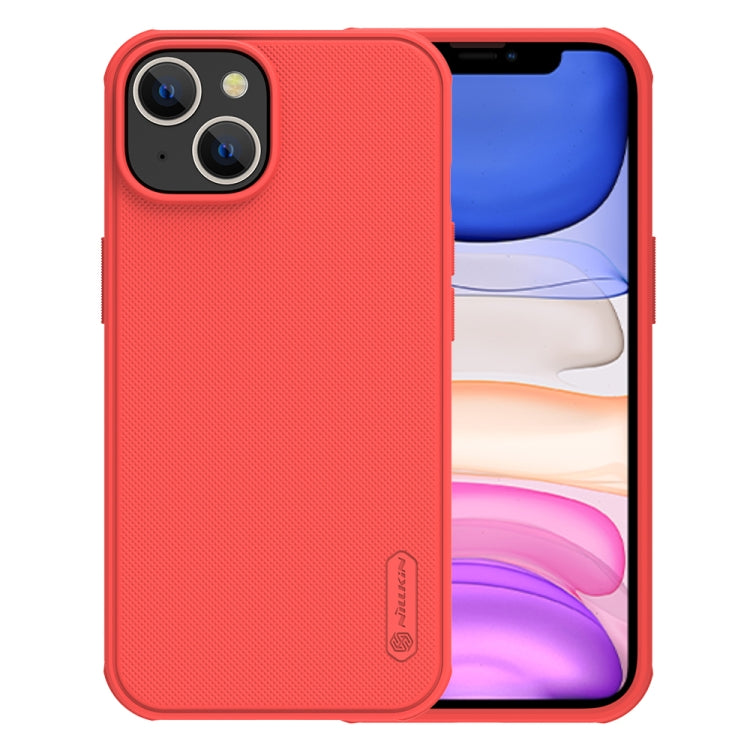 For iPhone 14 Plus NILLKIN Frosted Shield Pro PC + TPU Phone Case (Red) - HoMEdemic™ 