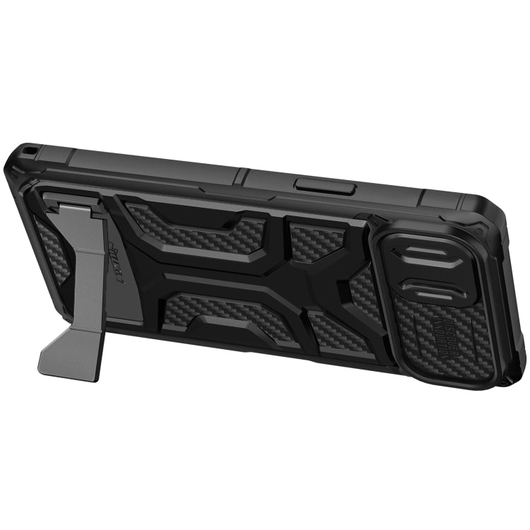 For iPhone 14 Plus NILLKIN Sliding Camera Cover Design TPU + PC Phone Case(Black) - HoMEdemic™ 