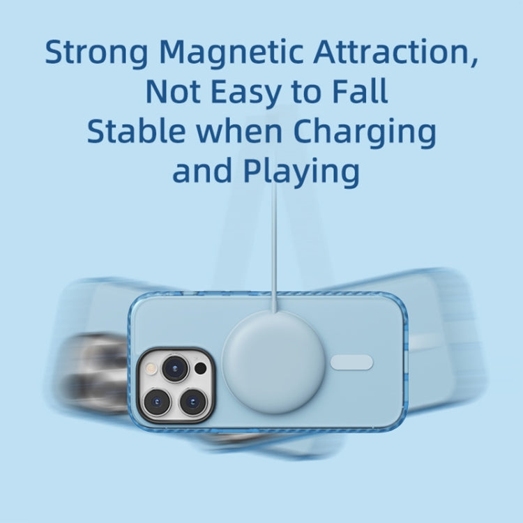 For iPhone 14 Plus ROCK Double-layer Armor Shield MagSafe Magnetic Phone Case (White) - HoMEdemic™ 