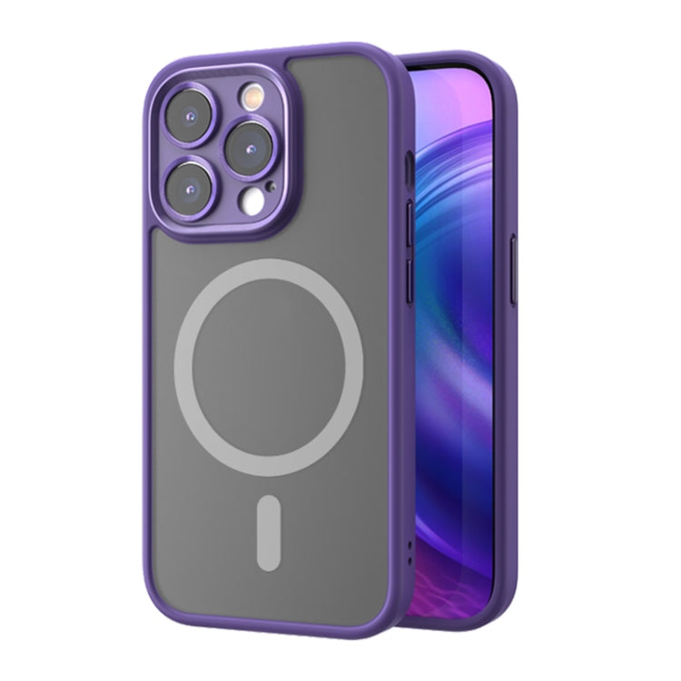 For iPhone 14 Plus ROCK Guard Skin-feel MagSafe Phone Case (Purple) - HoMEdemic™ 