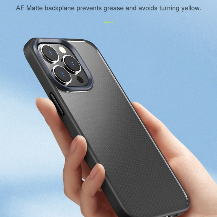 For iPhone 14 Plus ROCK Guard Transparent Phone Case (Blue) - HoMEdemic™ 