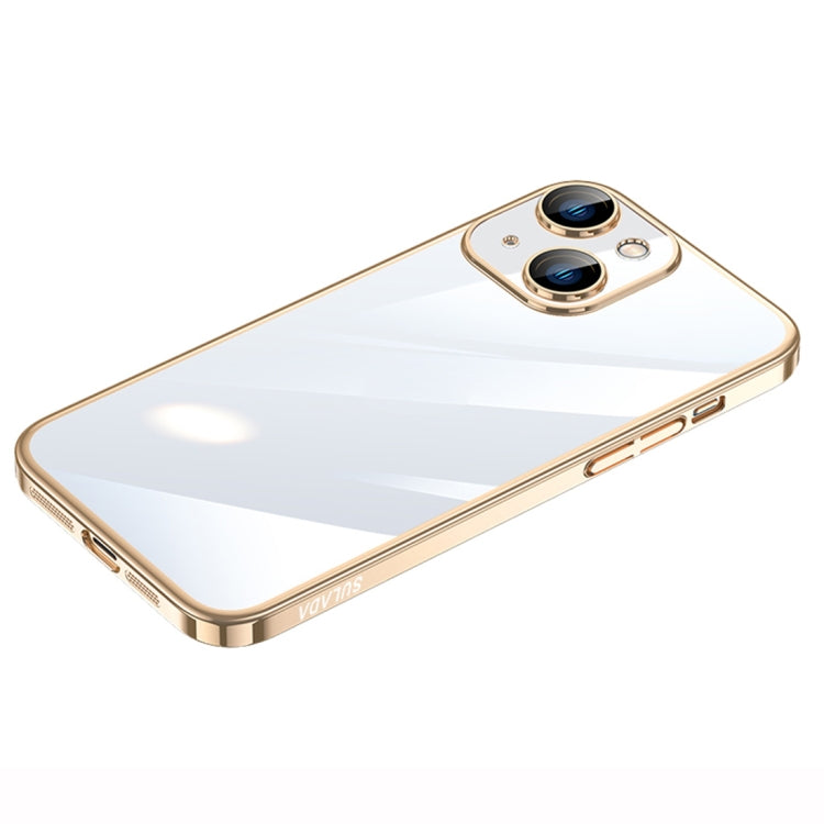 For iPhone 14 Plus SULADA Hard PC Shockproof Phone Case(Gold) - HoMEdemic™ 