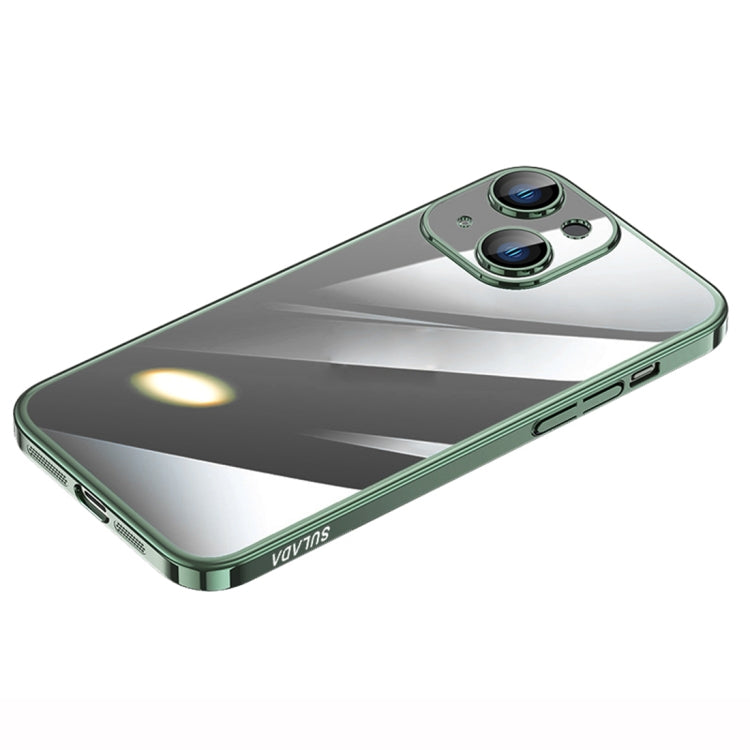 For iPhone 14 Plus SULADA Hard PC Shockproof Phone Case(Green) - HoMEdemic™ 