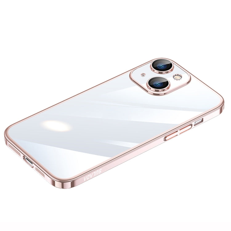 For iPhone 14 Plus SULADA Hard PC Shockproof Phone Case(Pink) - HoMEdemic™ 