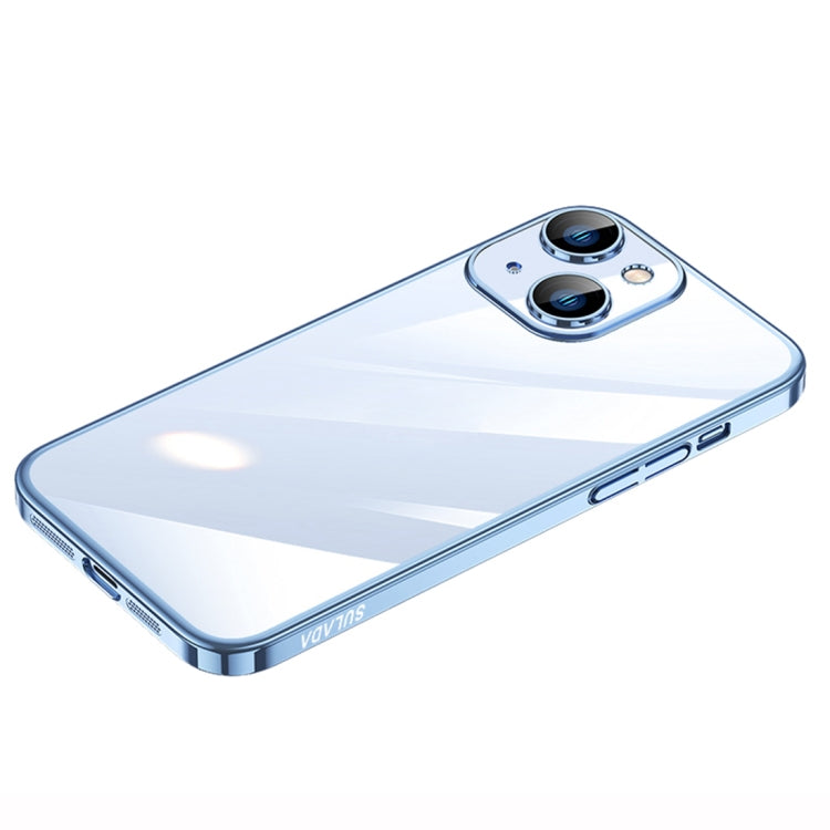 For iPhone 14 Plus SULADA Hard PC Shockproof Phone Case(Sierra Blue) - HoMEdemic™ 