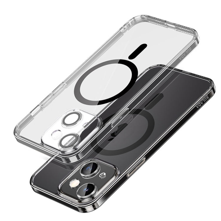 For iPhone 14 Plus SULADA Jingpin Series All-inclusive Lens Electroplated TPU Phone Case(Black) - HoMEdemic™ 