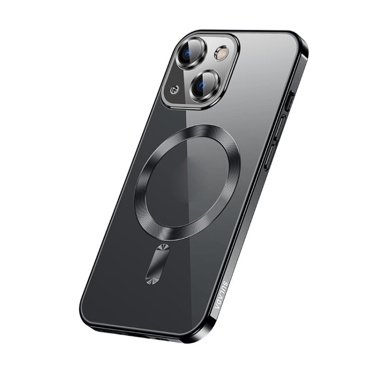 For iPhone 14 Plus SULADA Plating TPU Shockproof Phone Soft Case(Black) - HoMEdemic™ 