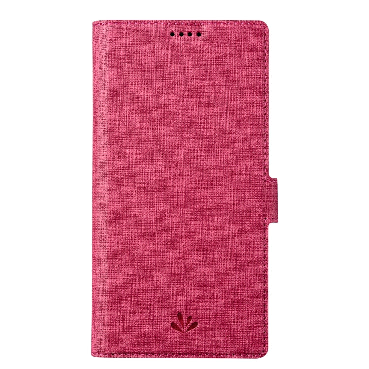 For iPhone 14 Plus ViLi K Series Dual-side Buckle Magsafe Leather Phone Case(Rose Red) - HoMEdemic™ 