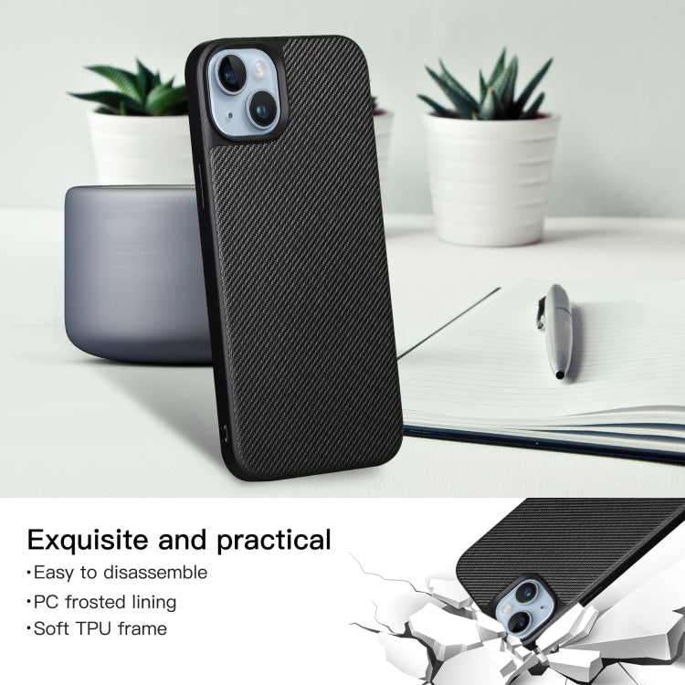 For iPhone 14 Plus ViLi TC Series Kevlar Carbon Fiber Texture Phone Case(Black) - HoMEdemic™ 