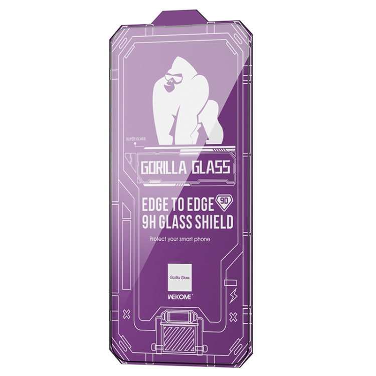 For iPhone 14 Plus WK WTP-068 King Kong Vacha Corning 9D Curved HD Tempered Glass Film(Black) - HoMEdemic™ 