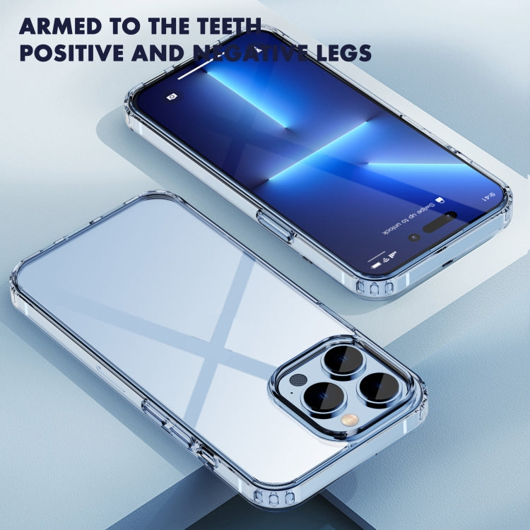 For iPhone 14 Plus iPAKY Shockproof PC + TPU Protective Phone Case (Transparent) - HoMEdemic™ 