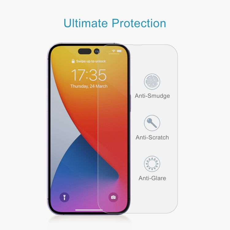 For iPhone 14 Pro 0.26mm 9H 2.5D Tempered Glass Film - HoMEdemic™ 