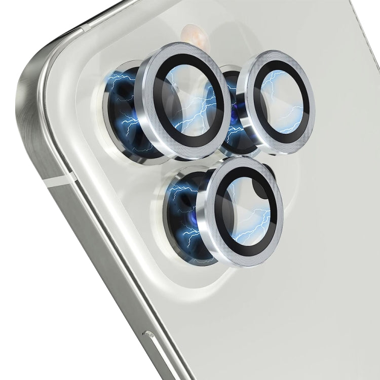 For iPhone 14 Pro / 14 Pro Max NORTHJO Camera Lens Tempered Glass CD Vein Metal Ring Film(Silver) - HoMEdemic™ 