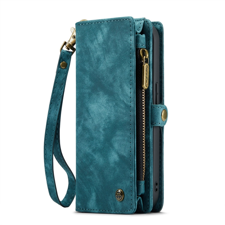 For iPhone 14 Pro CaseMe 008 Detachable Multifunctional Leather Phone Case(Blue) - HoMEdemic™ 