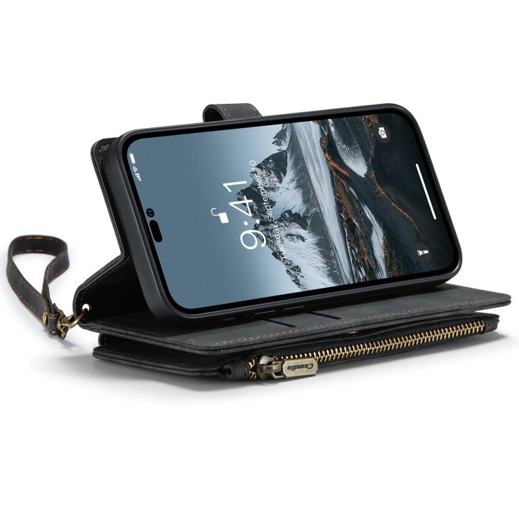 For iPhone 14 Pro CaseMe C30 Multifunctional Phone Leather Case(Black) - HoMEdemic™ 