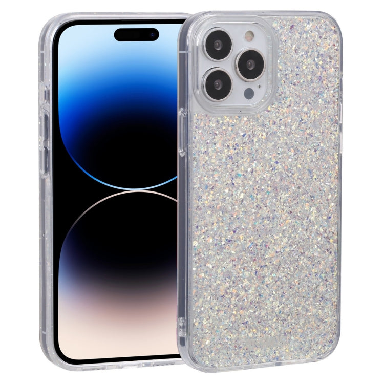 For iPhone 14 Pro DFANS DESIGN Starry Sky Epoxy Phone Case(Silver) - HoMEdemic™ 