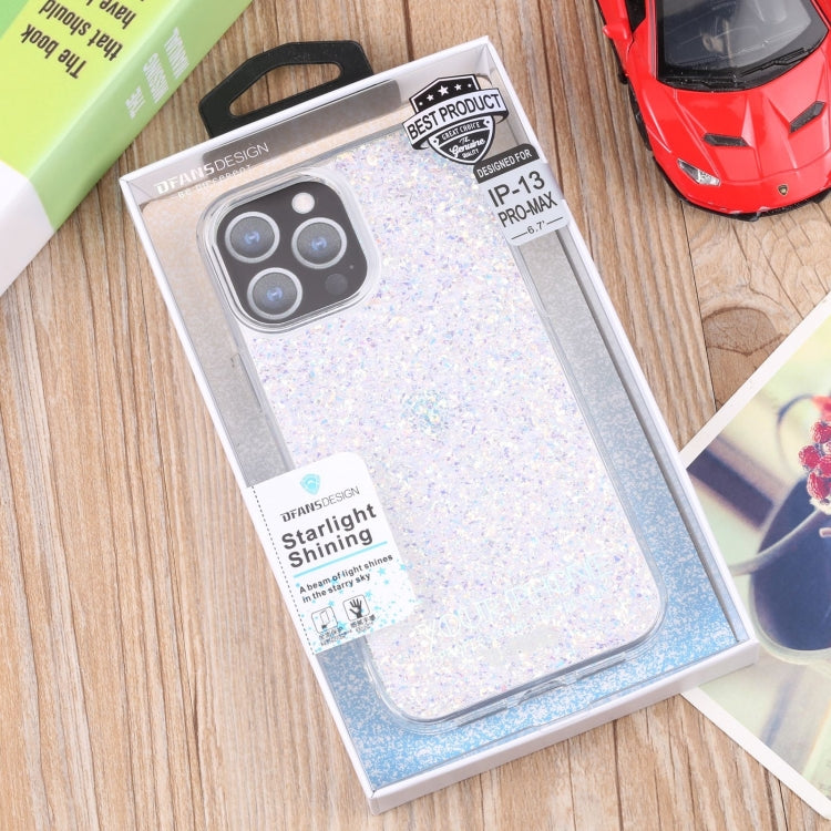 For iPhone 14 Pro DFANS DESIGN Starry Sky Epoxy Phone Case(Silver) - HoMEdemic™ 